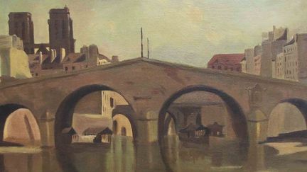 Le pont St Michel à Paris
 (Camille Corot)