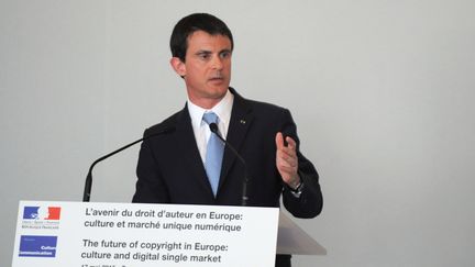 Le Premier ministre, Manuel Valls, le 17 mai 2015, &agrave; Cannes (Alpes-Maritimes). (JEAN-PIERRE CLATOT / AFP)