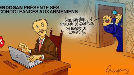 L'Arménie, qui a commémoré le 24 avril le génocide perpétré il y a 99 ans par l'empire ottoman, a rejeté les condoléances de la Turquie. Elles avaient été présentées la veille par le Premier ministre turc Recep Tayyip Erdogan «aux petits-enfants des Arméniens tués en 1915». Par ailleurs, Ankara s'est dit prêt à reprendre en mai les négociations avec les dirigeants du réseau Twitter. En mars, l'accès à la plateforme de microblogging avait été coupé par les autorités turques, après la diffusion d'enregistrements de conversations téléphoniques mettant en cause le régime dans un vaste scandale de corruption. (Franck Pucques)