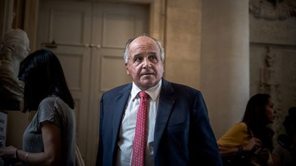 Jean-Paul Mattei à Paris, le 19 juillet 2022. (ARTHUR NICHOLAS ORCHARD / HANS LUCAS / AFP)