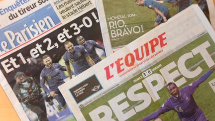 La presse manifeste sa joie après la qualification des Bleus pour le Mondial