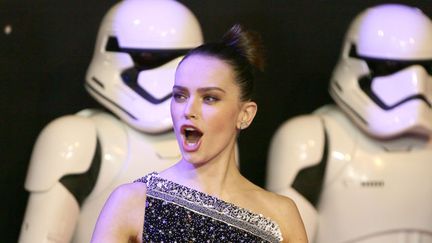  (Daisy Ridley, lors de la première européenne de Star Wars VII à Londres, le 16 décembre dernier © REUTERS/Paul Hackett)