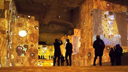 "Klimt et Vienne", Carrière de Lumières, Baux de Provence, 2014
 (BERTRAND LANGLOIS / AFP)