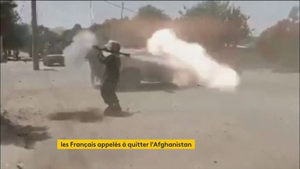 Des combats en Afghanistan. (franceinfo)