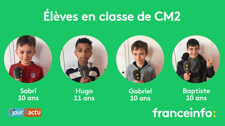 franceinfo junior, une émission en partenariat avec le magazine d'actualités pour enfants,&nbsp;1jour1actu et 1jour1actu.com (FRANCEINFO / RADIOFRANCE)