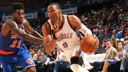 Russell Westbrook n'avait plus joué depuis la fin du mois d'octobre (LAYNE MURDOCH / NBAE / GETTY IMAGES)