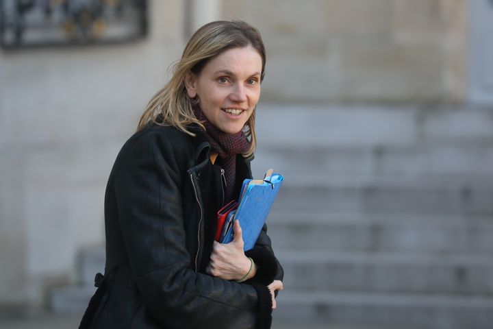 Agnès Pannier-Runacher,&nbsp;secrétaire d’État auprès du ministre de l'Économie et des Finances à l'Elysée, le 6 janvier 2020.&nbsp; (LUDOVIC MARIN / AFP)