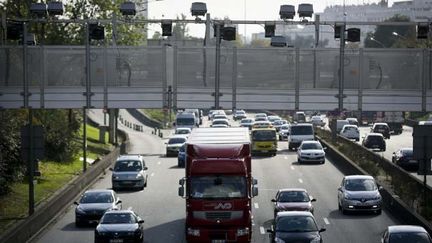  (L'écotaxe a été abandonnée en octobre 2014 © Maxppp)