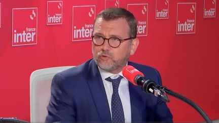 Olivier Klein, le 12 juillet 2022, sur France Inter. (FRANCE INTER / RADIO FRANCE)