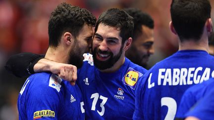 Nikola Karabatic lors du match pour la troisième place aux Mondiaux de handball&nbsp;contre l'Allemagne, le 27 janvier 2019 à Herning. (JONATHAN NACKSTRAND / AFP)