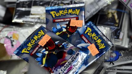 Des cartes Pok&eacute;mon intercept&eacute;es par les douanes &agrave; Nancy (Meurthe-et-Moselle), le 4 novembre 2014. (MAXPPP)