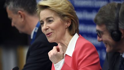 Ursula von der Leyen, future présidente de la Commsision européenne, à Strasbourg le 27 novembre 2019 (FREDERICK FLORIN / AFP)