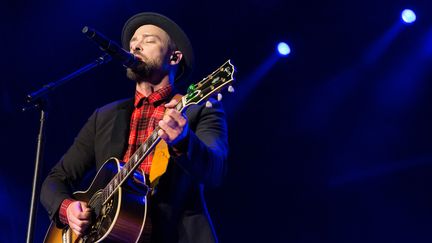 Le chanteur Justin Timberlake au Texas, en 2017
 (SUZANNE CORDEIRO / AFP)