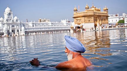 &nbsp; (Le Temple d'Or dans la ville d'Amritsar dans l'etat du Pendjab © Maxppp)