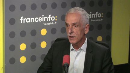 Philippe Louis, président de la CFTC, le 1er septembre 2017. (FRANCEINFO)