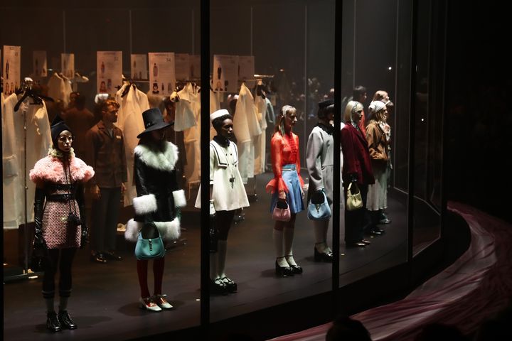 Défilé Gucci pap automne-hiver 2020-21 à la Fashion Week de Milan le 19 février 2020, en Italie (VITTORIO ZUNINO CELOTTO / GETTY IMAGES EUROPE)