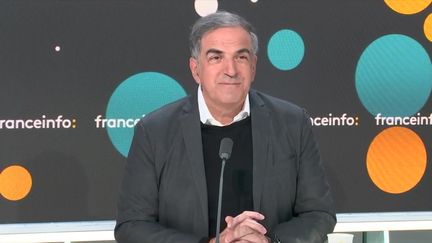 Christopher Baldelli, PDG de Public Sénat, jeudi 14 mars 2024. (FRANCEINFO / RADIO FRANCE)