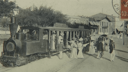 L'une des cartes postales exposées à Antibes (détail)
 (France 3 / Culturebox)