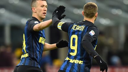 Ivan Perisic  et Mauro Icardi  (GIUSEPPE CACACE / AFP)