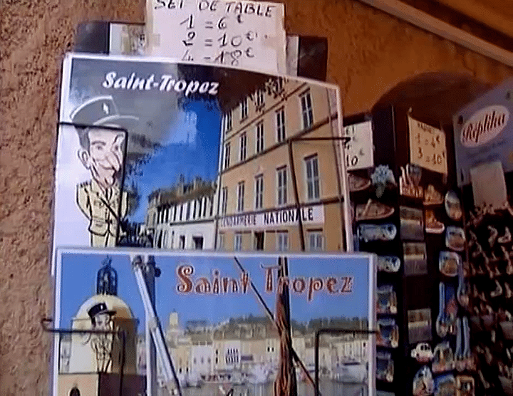 Les produits dérivés "Gendarme de Saint-Tropez" une manne pour les commerçants de la ville
 (France 3 / Culturebox)