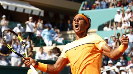 L'Espagnol Rafael Nadal, le 16 avril 2016 à Monaco. (JEAN CHRISTOPHE MAGNENET / AFP)