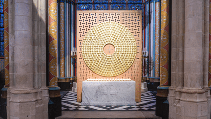 La châsse-reliquaire de la couronne d'épines installée à Notre-Dame de Paris. (EDOUARD ELIAS)