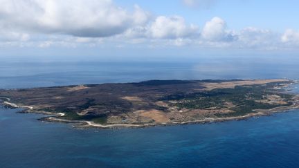 L'île de&nbsp;Mageshima, le 6 février 2019, au Japon. (MASANOBU NAKATSUKASA / YOMIURI / AFP)