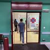 L'entrée des urgences d'un hôpital de Beyrouth (Liban), le 12 janvier 2024. (RAPHAEL GODET / FRANCEINFO)