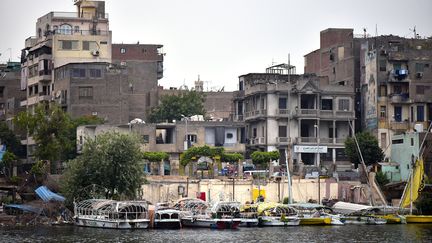 La rive&nbsp;du quartier d'Imaba sur le Nil, en Egypte (illustration). (MATTHIAS TOEDT / DPA-ZENTRALBILD / VIA MAXPPP)