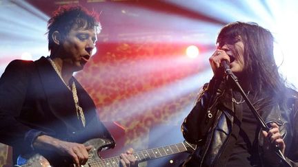 Jamie Hince et Alison Mosshart alias The Kills, en juin 2011.
 (Jonathan Short/AP/SIPA)