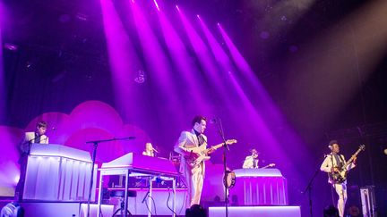 "Metronomy" au Printemps de Bourges le 24 avril.
 (GUILLAUME SOUVANT / AFP)