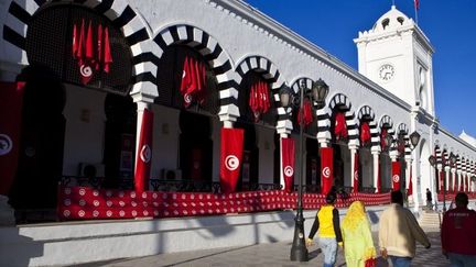 Ministère des Finances à Tunis. La Tunisie est le pays d'Afrique qui connaît le plus fort ratio Impôts/PIB. (ESCUDERO Patrick / hemis.fr / Hemis)