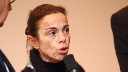 L'ancienne directrice de l'INA, Agn&egrave;s Saal, le 20 mars 2015. ( CITIZENSIDE / AFP)