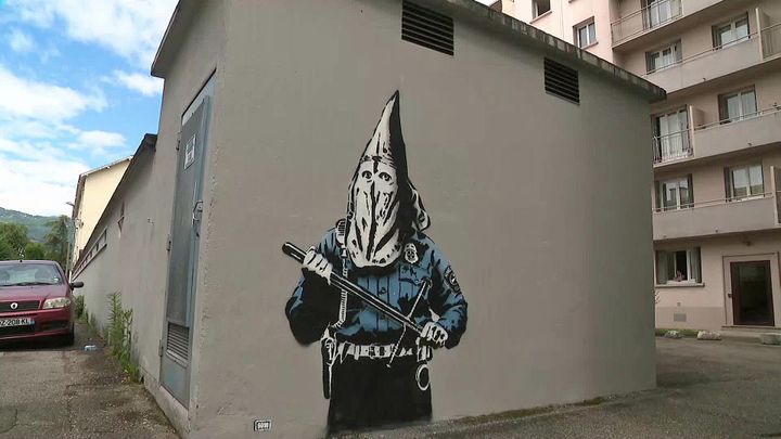 KKKops" by Goin - 2 rue Henri Bergson, Grenoble (France 3 AURA)