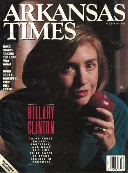 Hillary Clinton fait la une de l'"Arkansas Times", en octobre 1989. (ARKANSAS TIMES)