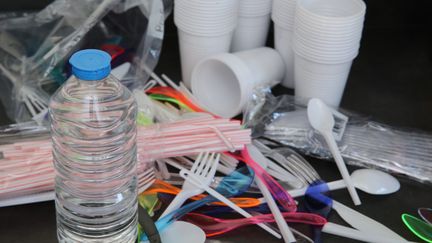 La directive européenne interdit la commercialisation de couverts et de pailles en plastique depuis 2021. (JEAN-FRANCOIS FREY / MAXPPP)