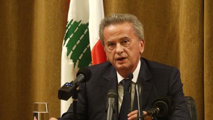 Le gouverneur de la Banque centrale du Liban, Riad Salamé lors d'une conférence de presse au siège de la banque, le 11 novembre 2019. (STRINGER / DPA)