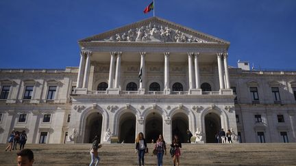 Le Parlement portugais à Lisbonne, le 11 novembre 2015. (PATRICIA DE MELO MOREIRA / AFP)