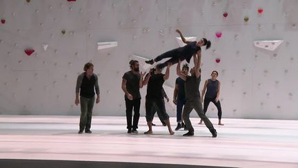 Répétition du spectacle "Corps Extrêmes" à Grenoble&nbsp; (Y-M Glo / France Télévisions)