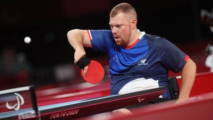 Lamirault Fabien en finale des Jeux paralympiques des Jeux de Tokyo 2020, le 1er septembre 2021. (PICOUT GREGORY / KMSP)