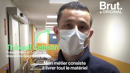 VIDEO. Métiers invisibles à l'hôpital : agents de liaison, agents de salubrité et transporteurs (BRUT)