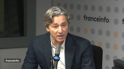 Laurent Solly, vice-président de Facebook, lundi 18 octobre sur franceinfo. (RADIO FRANCE / FRANCEINFO)