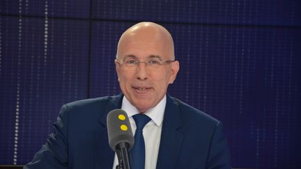 Eric Ciotti, député LR, conseiller départemental des Alpes-Maritimes. (JEAN-CHRISTOPHE BOURDILLAT / RADIO FRANCE)