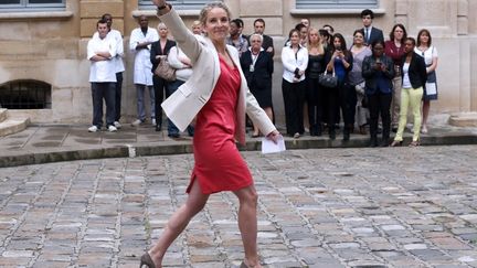 La ministre de l'Ecologie,&nbsp;Delphine Batho quitte son minist&egrave;re, &agrave; Paris, mercredi 3 juillet 2013. (THOMAS SAMSON / AFP)