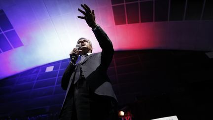 François Fillon le 21 octobre à Caen. (CHARLY TRIBALLEAU / AFP)