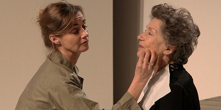 Anne Consigny et Emmanuelle Riva dans "Savannah Bay", mise en scène Didier Bezace 2014
 (Nathalie Hervieux)