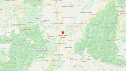 Bourg-lès-Valence,&nbsp;dans le département de la Drôme en région Auvergne-Rhône-Alpes. (GOOGLE MAPS)