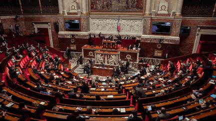 L'Assemblée nationale française, le 25 janvier 2022. (CHRISTOPHE MICHEL / HANS LUCAS)