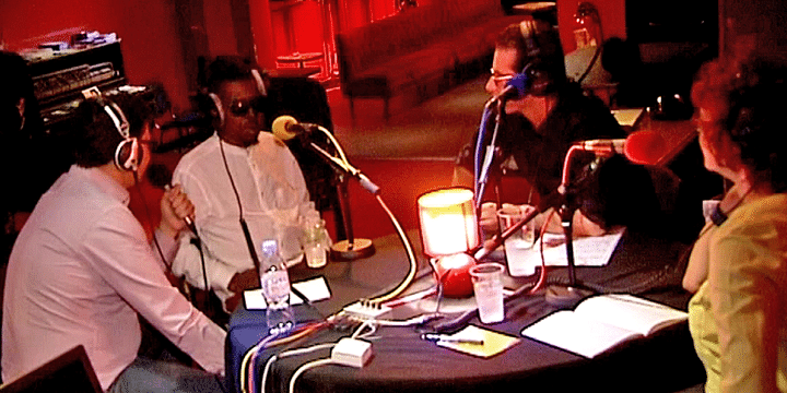 Roy Hargrove au micro de "New Morning - Radio Libre"
 (Culturebox/France3)