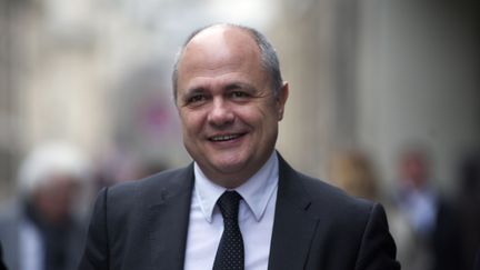 Bruno Le Roux, président du groupe socialiste à l'Assemblée nationale, le 20 octobre 2015 à Paris. (PATRICE PIERROT / CITIZENSIDE / AFP)